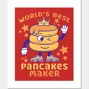 world best pancakes maker Posters and Art